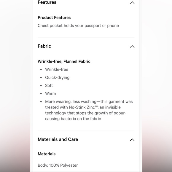 Lululemon Masons Peak Flannel Blue - Picture 6 of 6